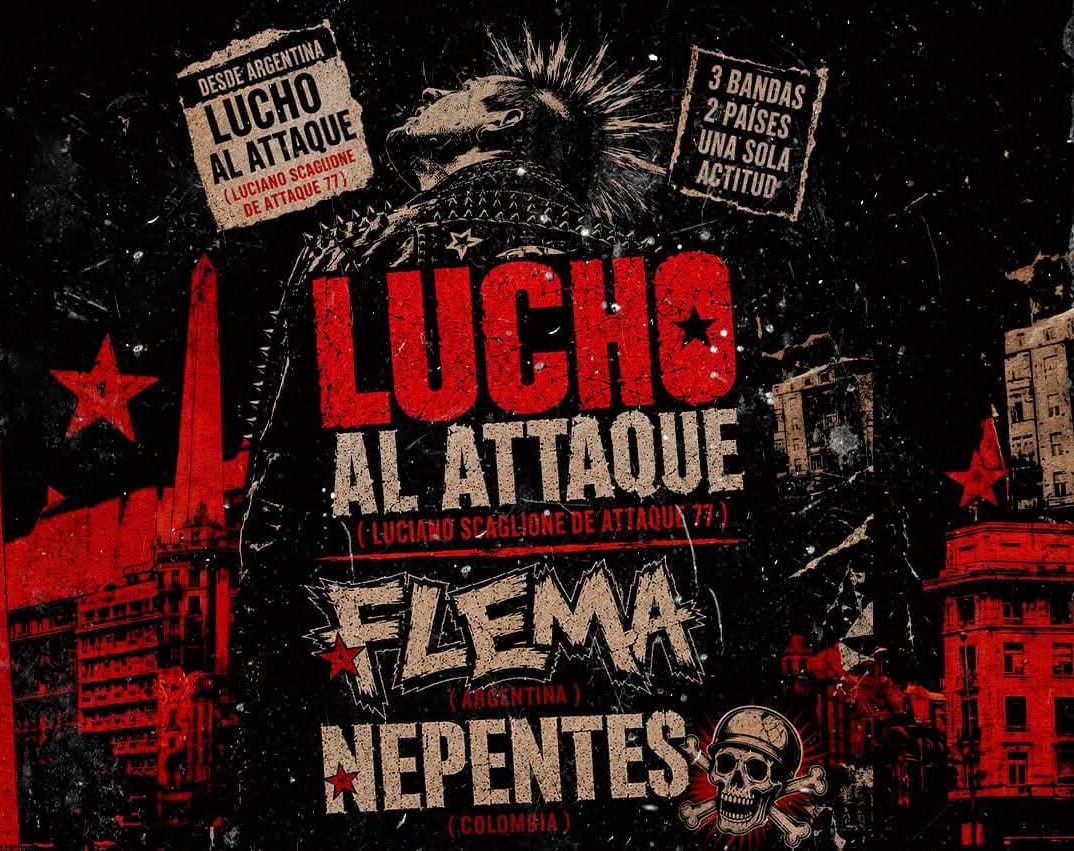 Read more about the article Punk rock crudo y puro en Bogotá: Lucho al Attaque, Flema y Nepentes en Lourdes Music Hall
